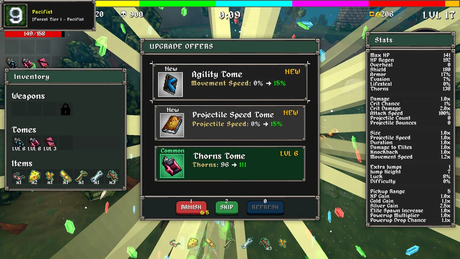 tome stats
